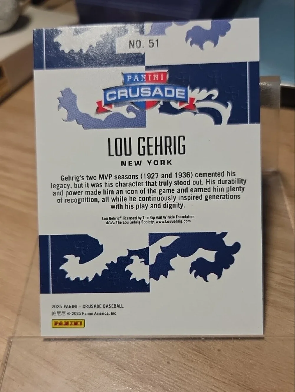 Panini crusade baseball